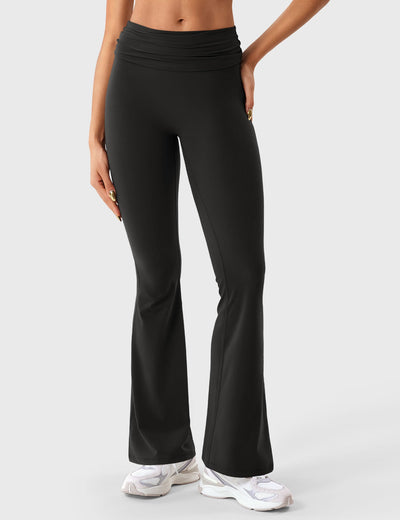 Yeoreo Romola Fold Over Flare Leggings