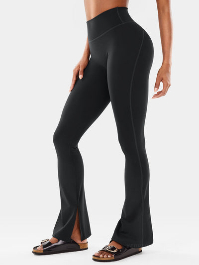 Yeoreo Nasreen Flare Split Hem Leggings