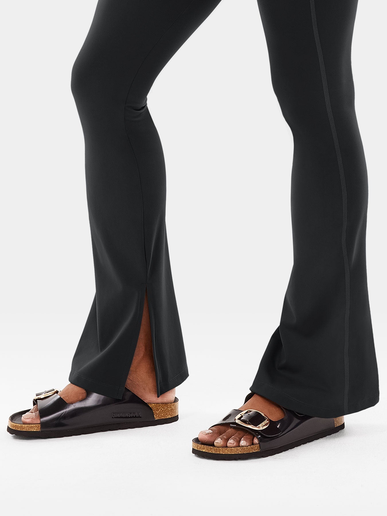 Yeoreo Nasreen Flare Split Hem Leggings