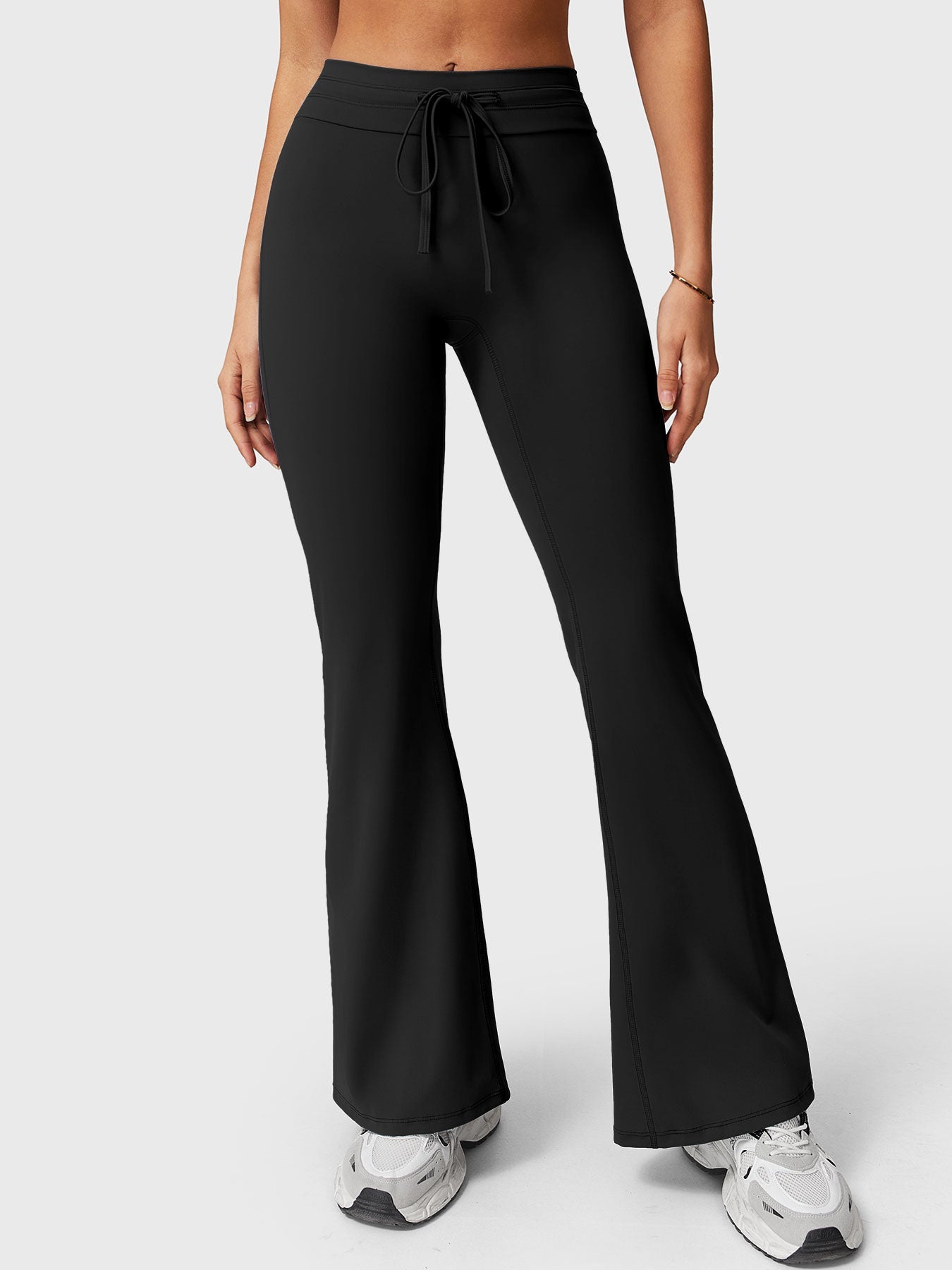 Yeoreo Alison Drawstring Flare Leggings