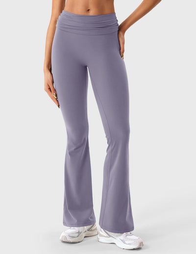 Yeoreo Romola Fold Over Flare Leggings