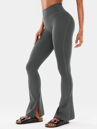 Yeoreo Nasreen Flare Split Hem Leggings