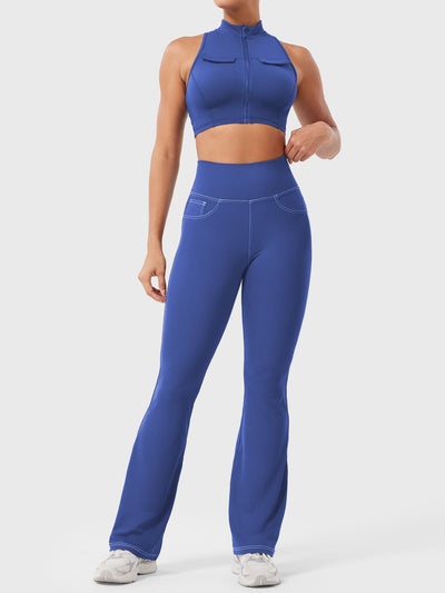 Yeoreo Bernicy CoreFlex Faux Denim Flared Leggings