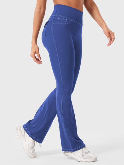 Yeoreo Bernicy CoreFlex Faux Denim Flared Leggings