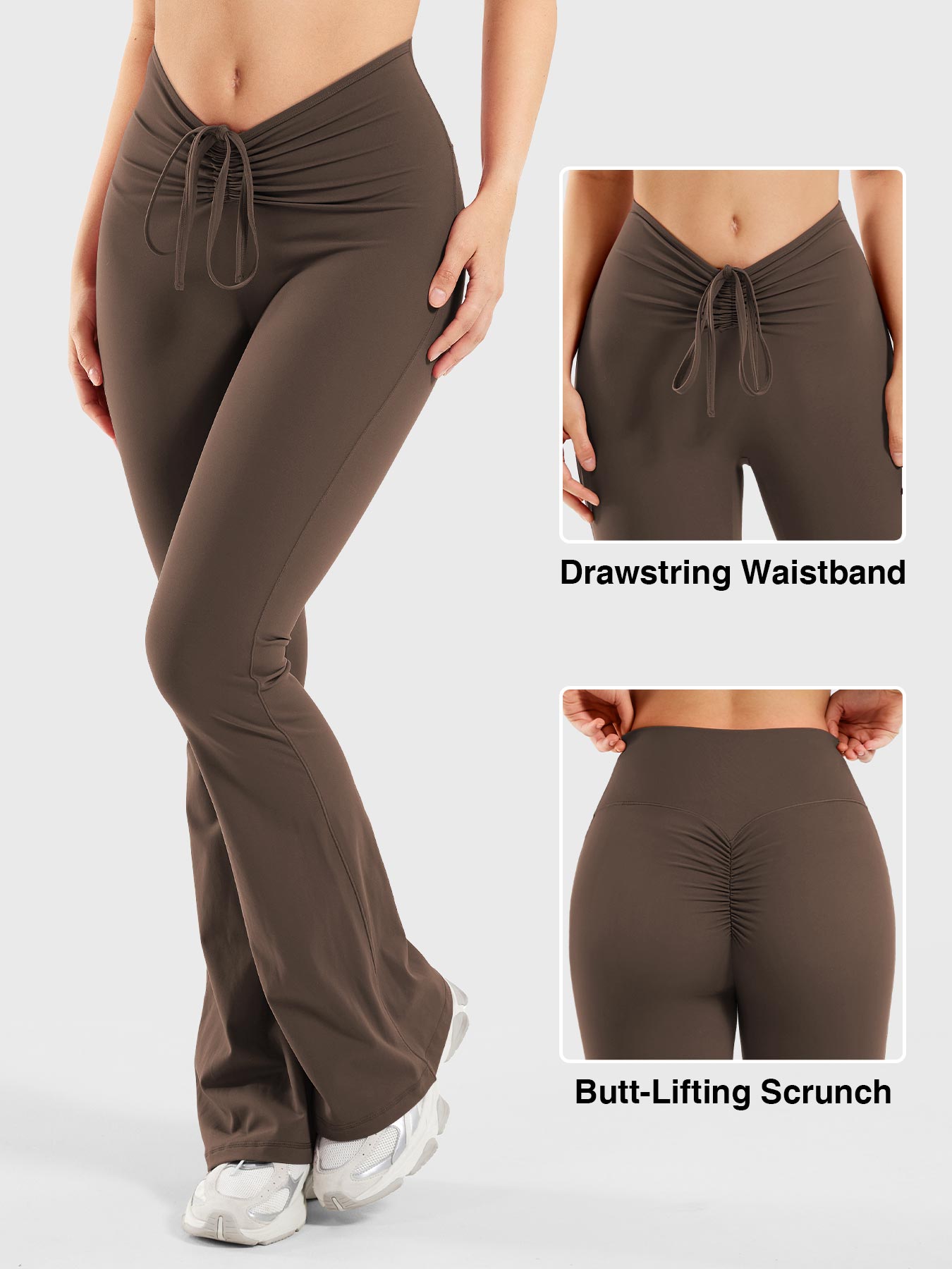 Yeoreo Ericane Drawstring Flare Leggings