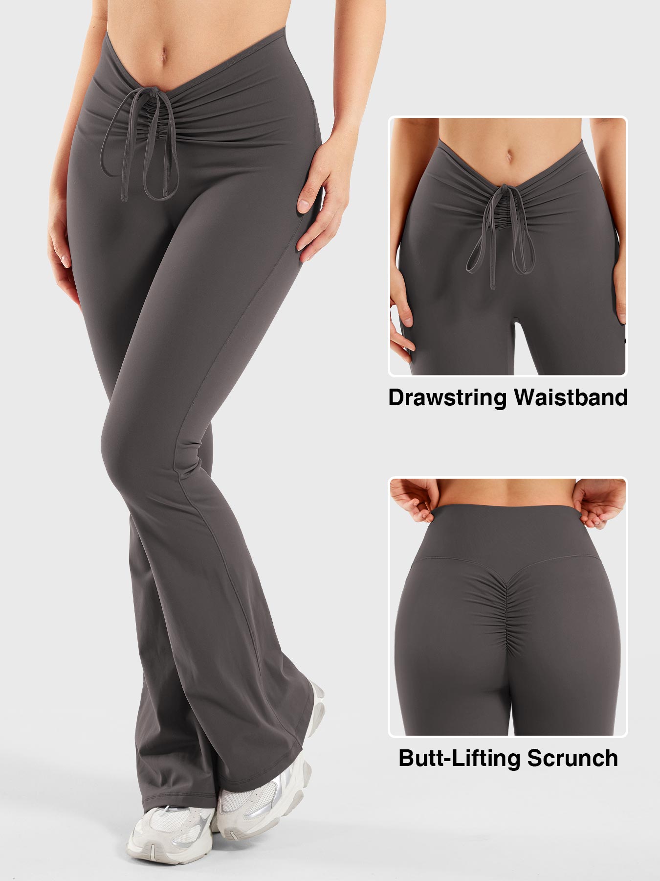 Yeoreo Ericane Drawstring Flare Leggings