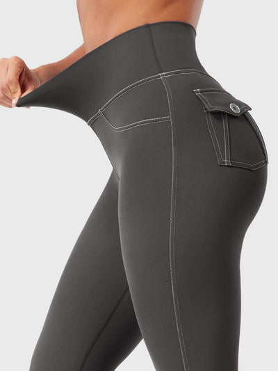 Yeoreo Bernicy CoreFlex Faux Denim Flared Leggings