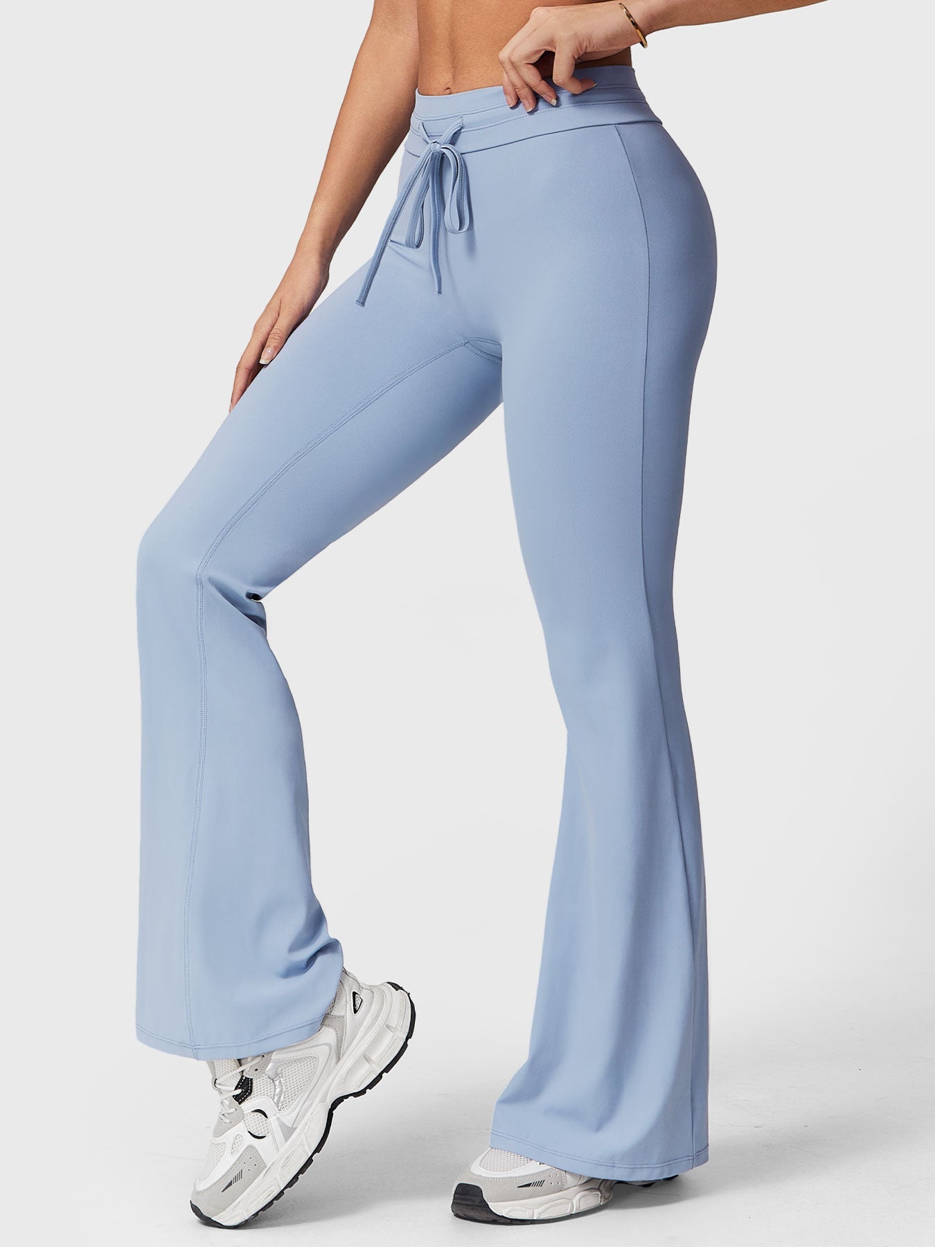 Yeoreo Alison Drawstring Flare Leggings