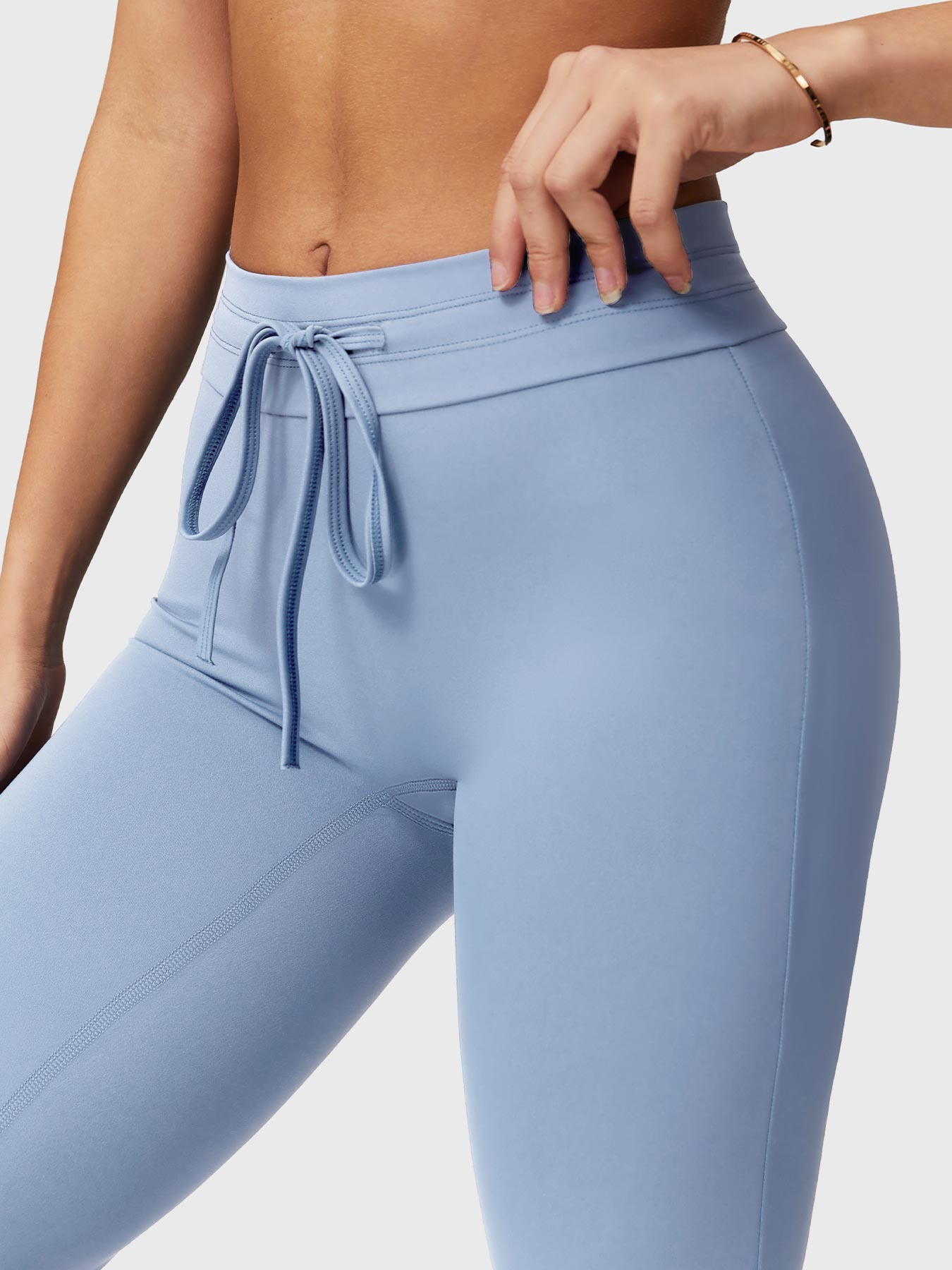 Yeoreo Alison Drawstring Flare Leggings