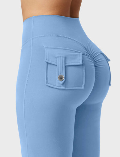 Yeoreo Brittany 30" Flared Leggings with Pockets