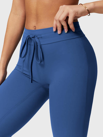 Yeoreo Alison Drawstring Flare Leggings