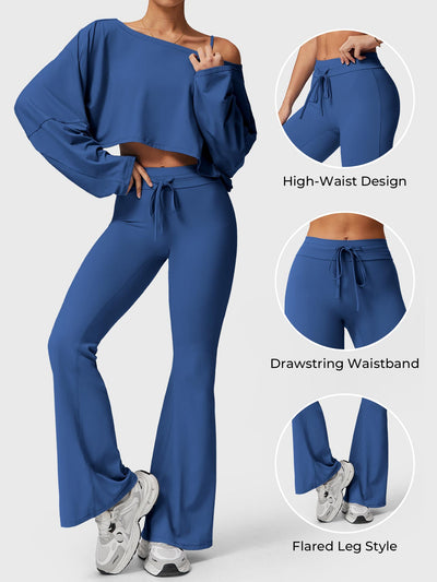 Yeoreo Alison Drawstring Flare Leggings