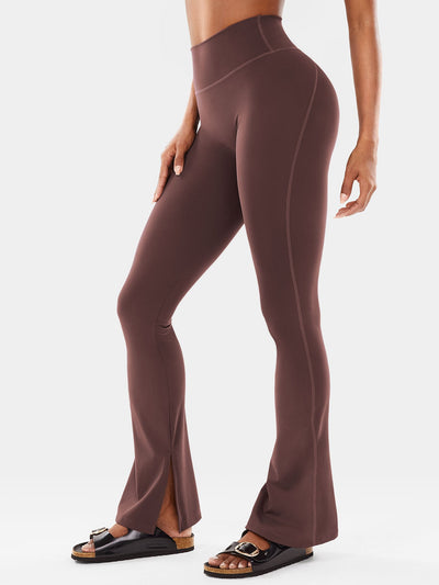 Yeoreo Nasreen Flare Split Hem Leggings