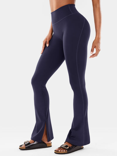 Yeoreo Nasreen Flare Split Hem Leggings