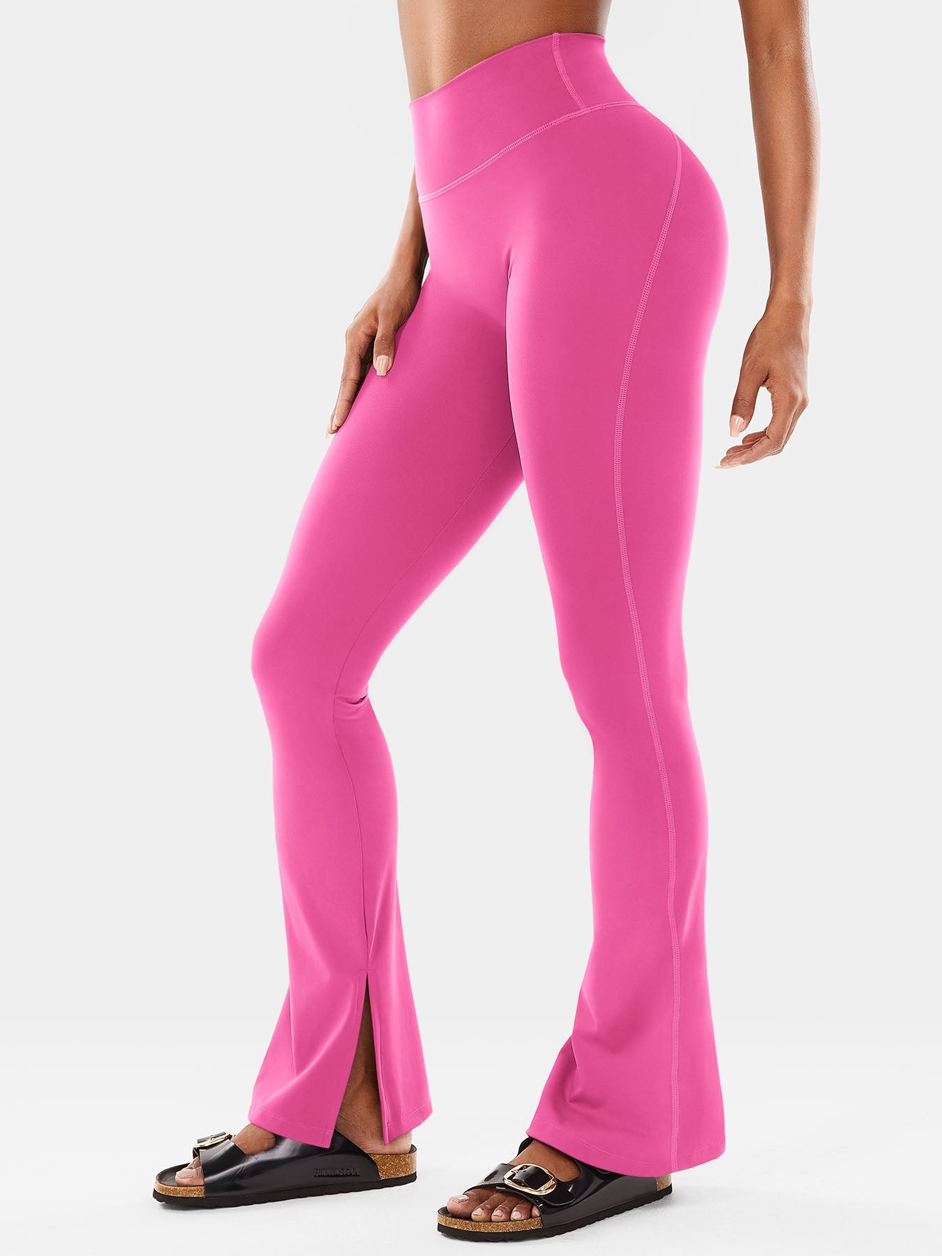 Yeoreo Nasreen Flare Split Hem Leggings