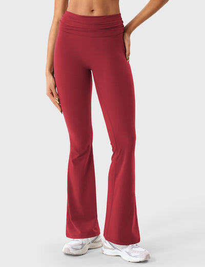 Yeoreo Romola Fold Over Flare Leggings