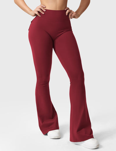 Yeoreo Brittany 30" Flared Leggings with Pockets