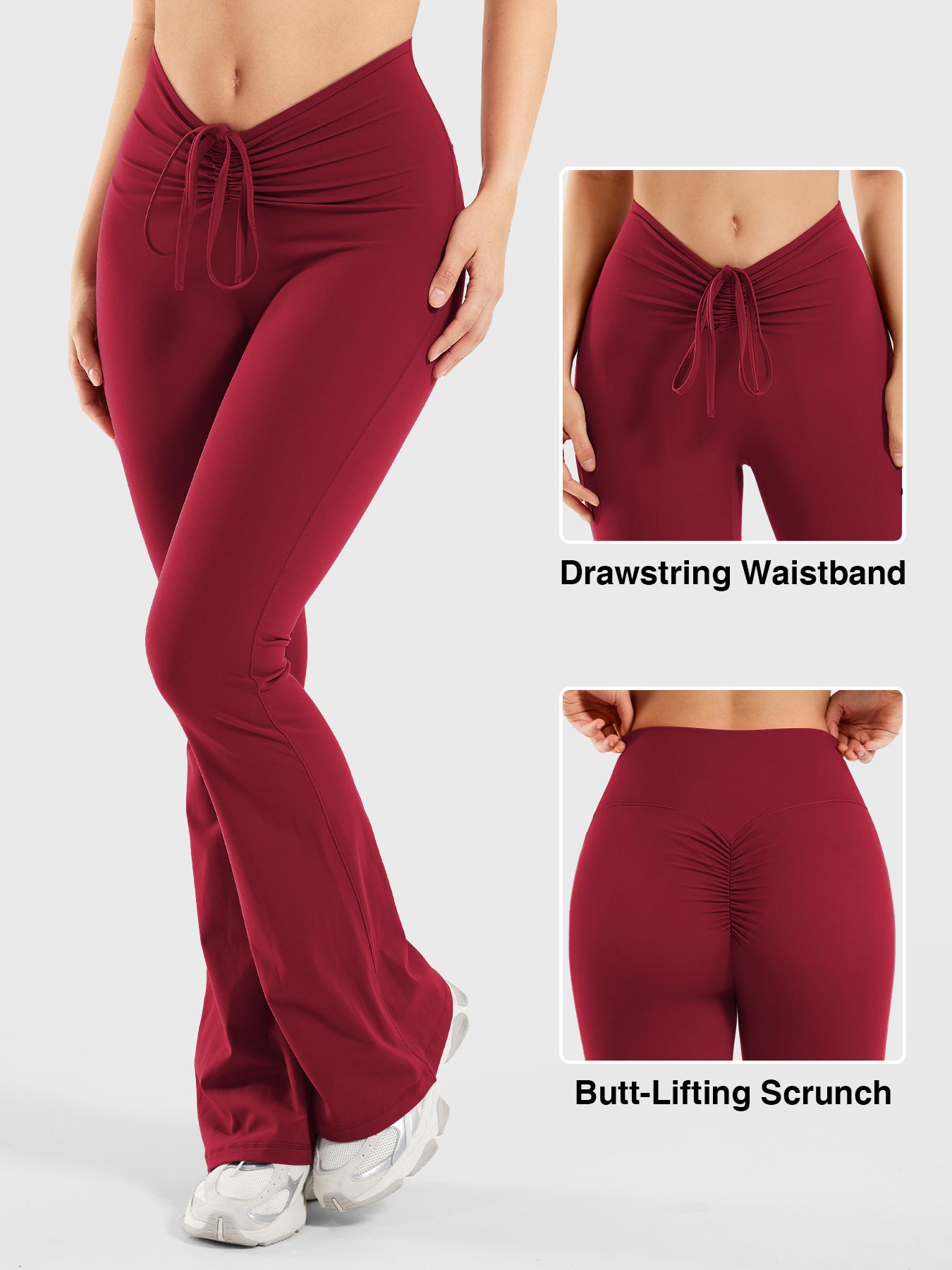 Yeoreo Ericane Drawstring Flare Leggings