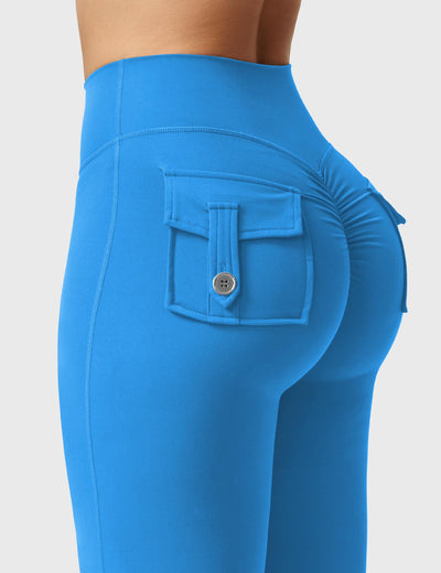 Yeoreo Brittany Flared Leggings with Pockets