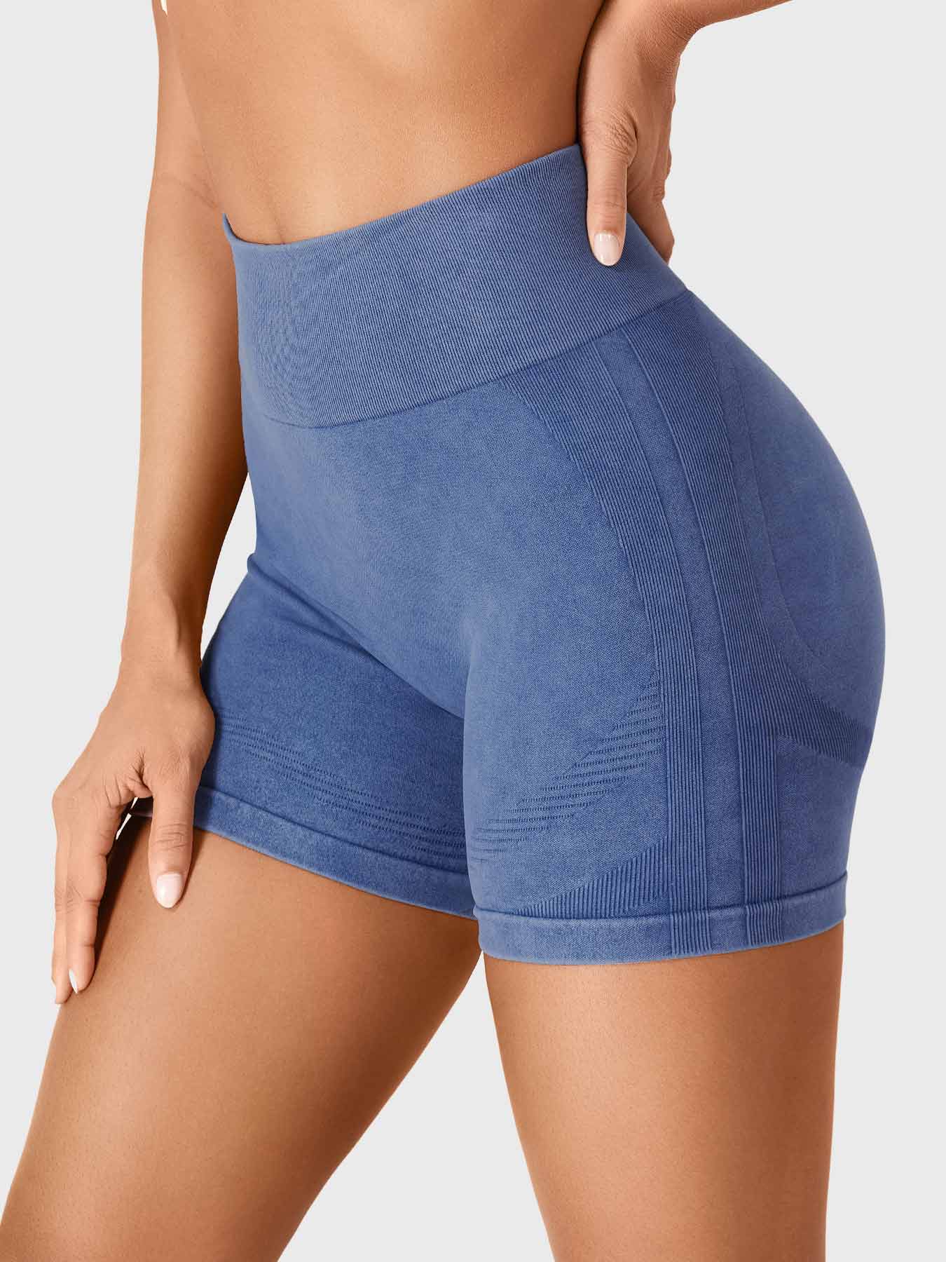 Yeoreo Lilliean Faux Denim Seamless Shorts