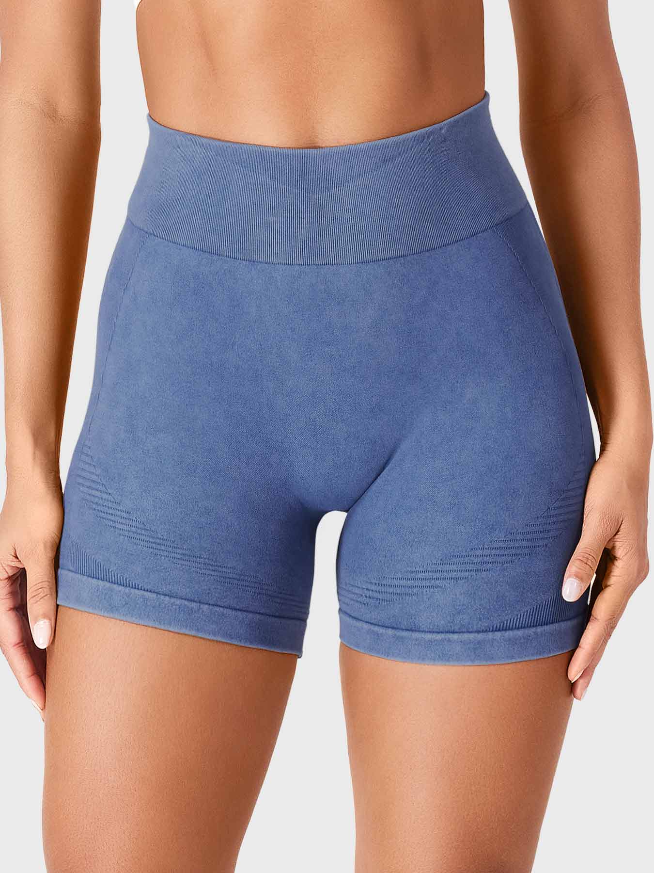 Yeoreo Lilliean Faux Denim Seamless Shorts