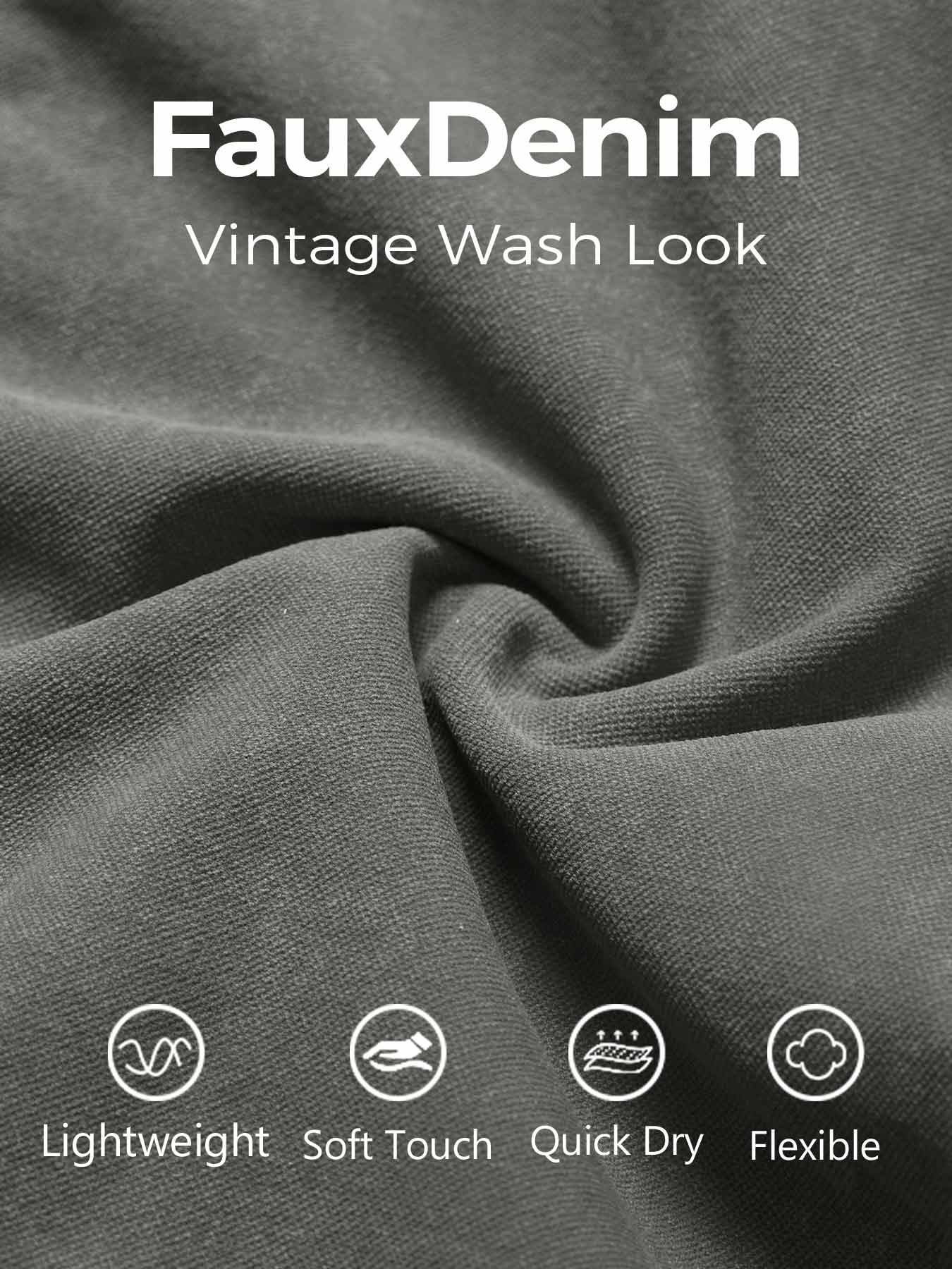 Yeoreo Lilliean Faux Denim Seamless Shorts