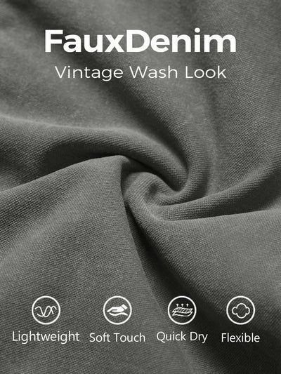 Yeoreo Lilliean Faux Denim Seamless Shorts