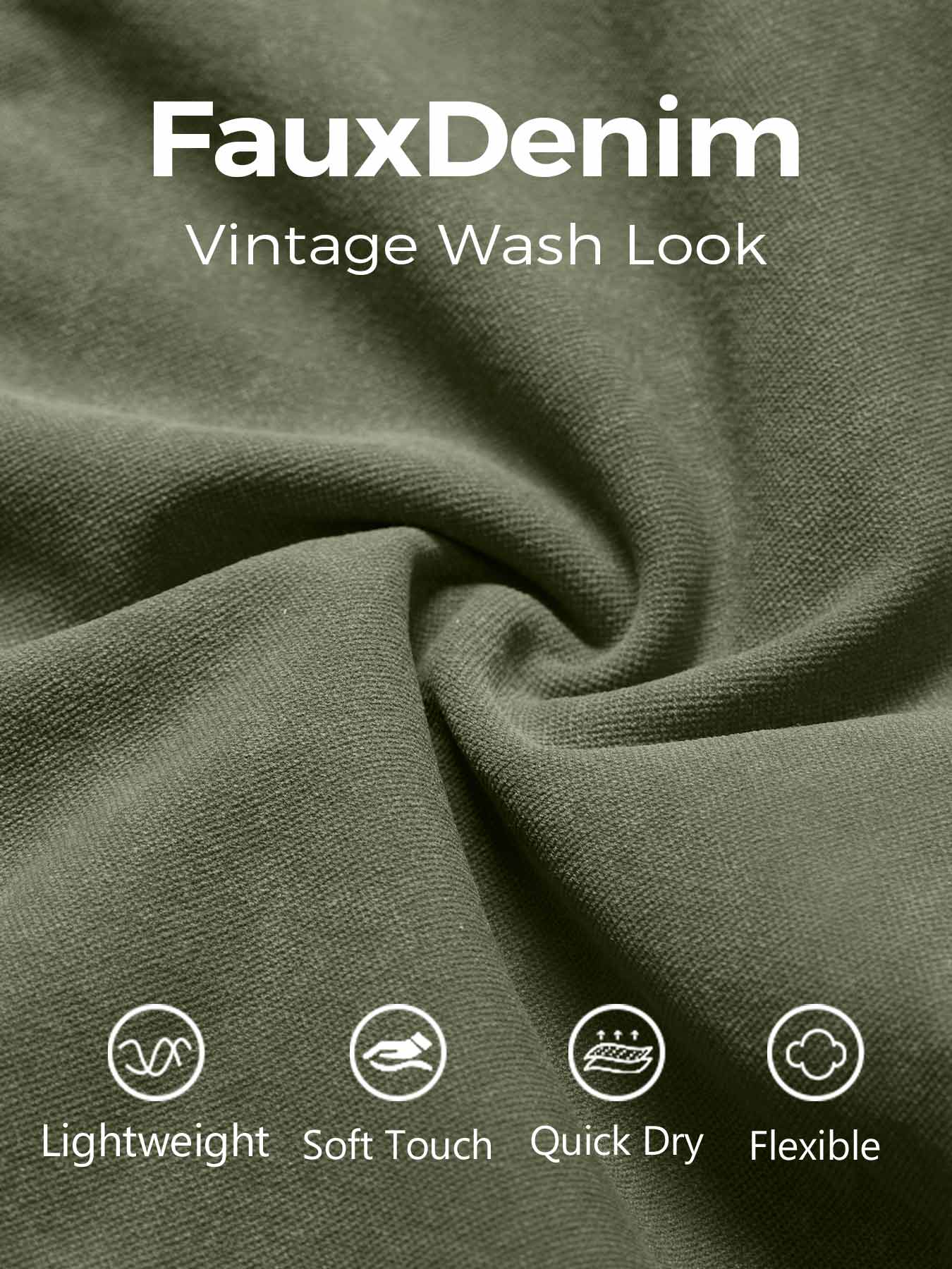 Yeoreo Lilliean Faux Denim Seamless Shorts