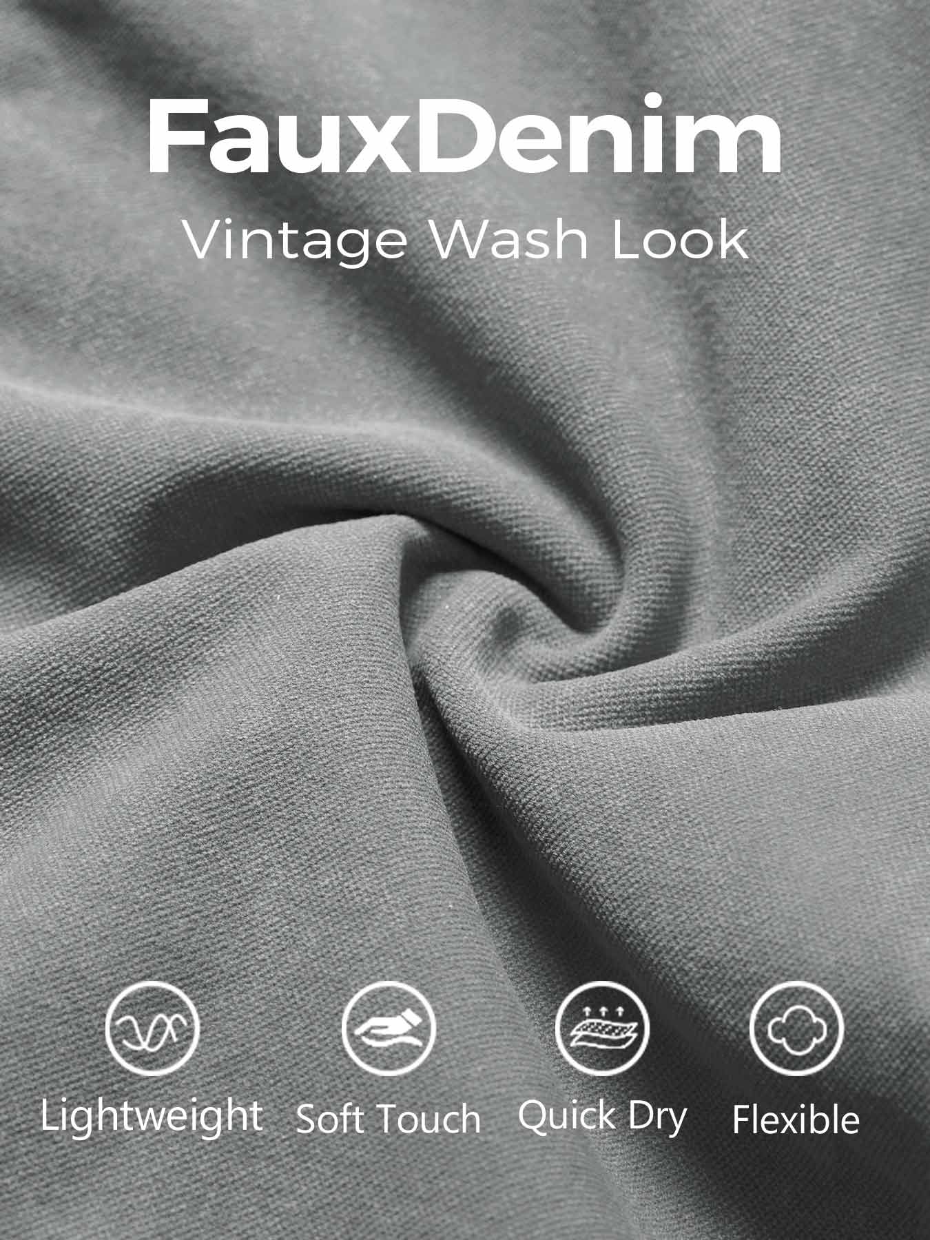 Yeoreo Lilliean Faux Denim Seamless Shorts