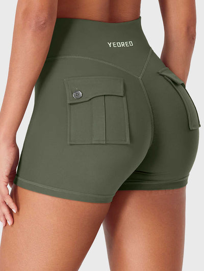 Yeoreo Charloty Zip Front CoreFlex Shorts