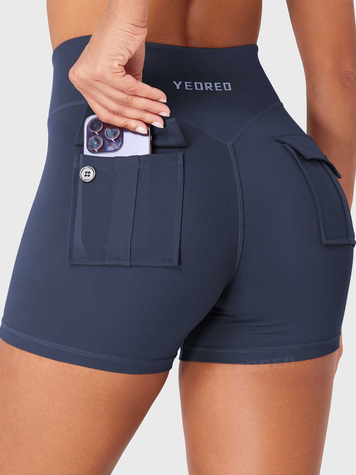 Yeoreo Charloty Zip Front CoreFlex Shorts