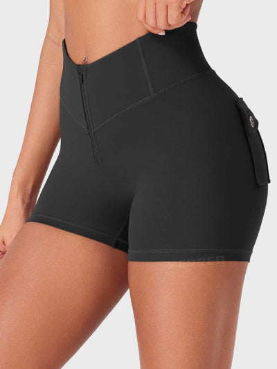 Yeoreo Charloty Zip Front CoreFlex Shorts