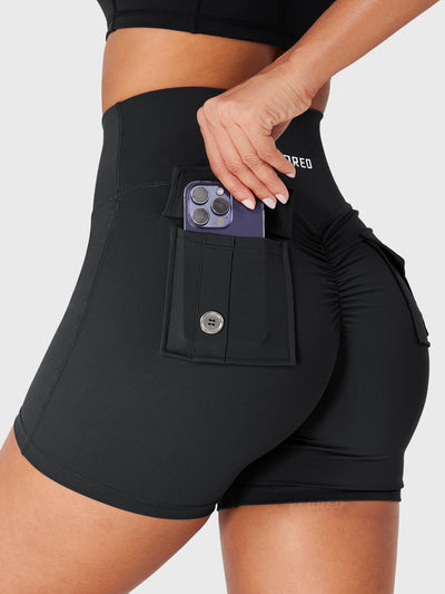 Yeoreo High Waist Charm 4.5" Shorts