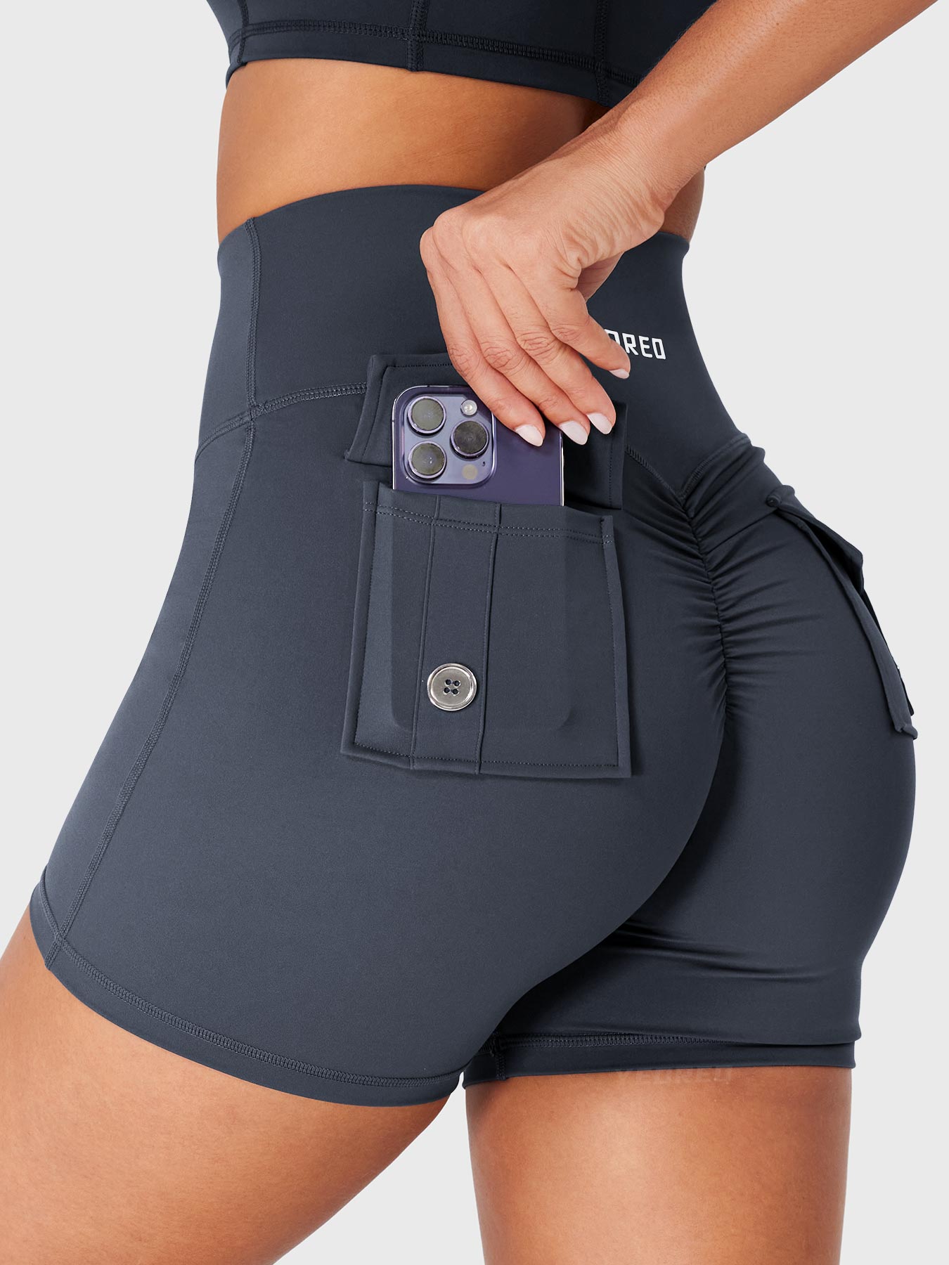 Yeoreo High Waist Charm 4.5" Shorts