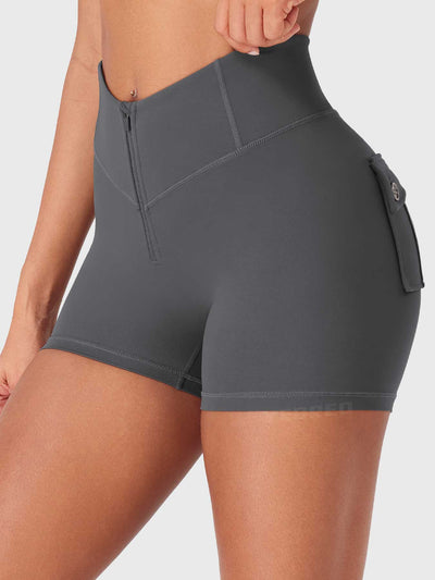 Yeoreo Charloty Zip Front CoreFlex Shorts