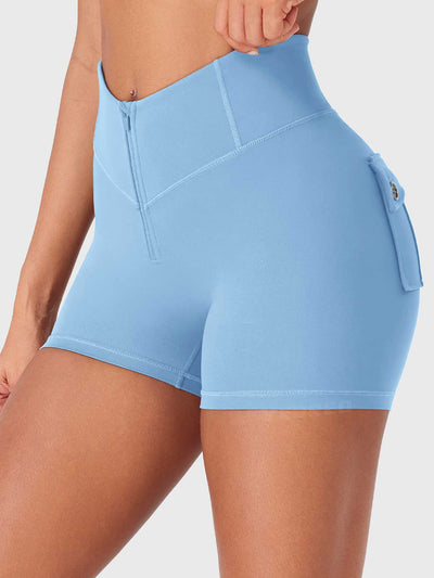 Yeoreo Charloty Zip Front CoreFlex Shorts