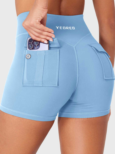 Yeoreo Charloty Zip Front CoreFlex Shorts