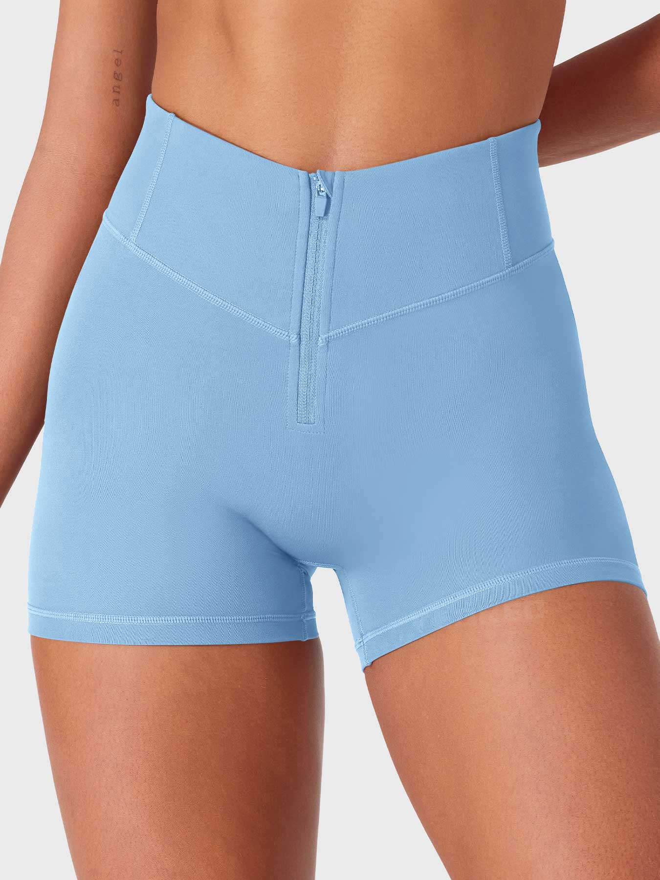 Yeoreo Charloty Zip Front CoreFlex Shorts