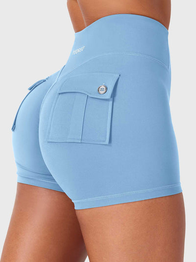 Yeoreo Charloty Zip Front CoreFlex Shorts