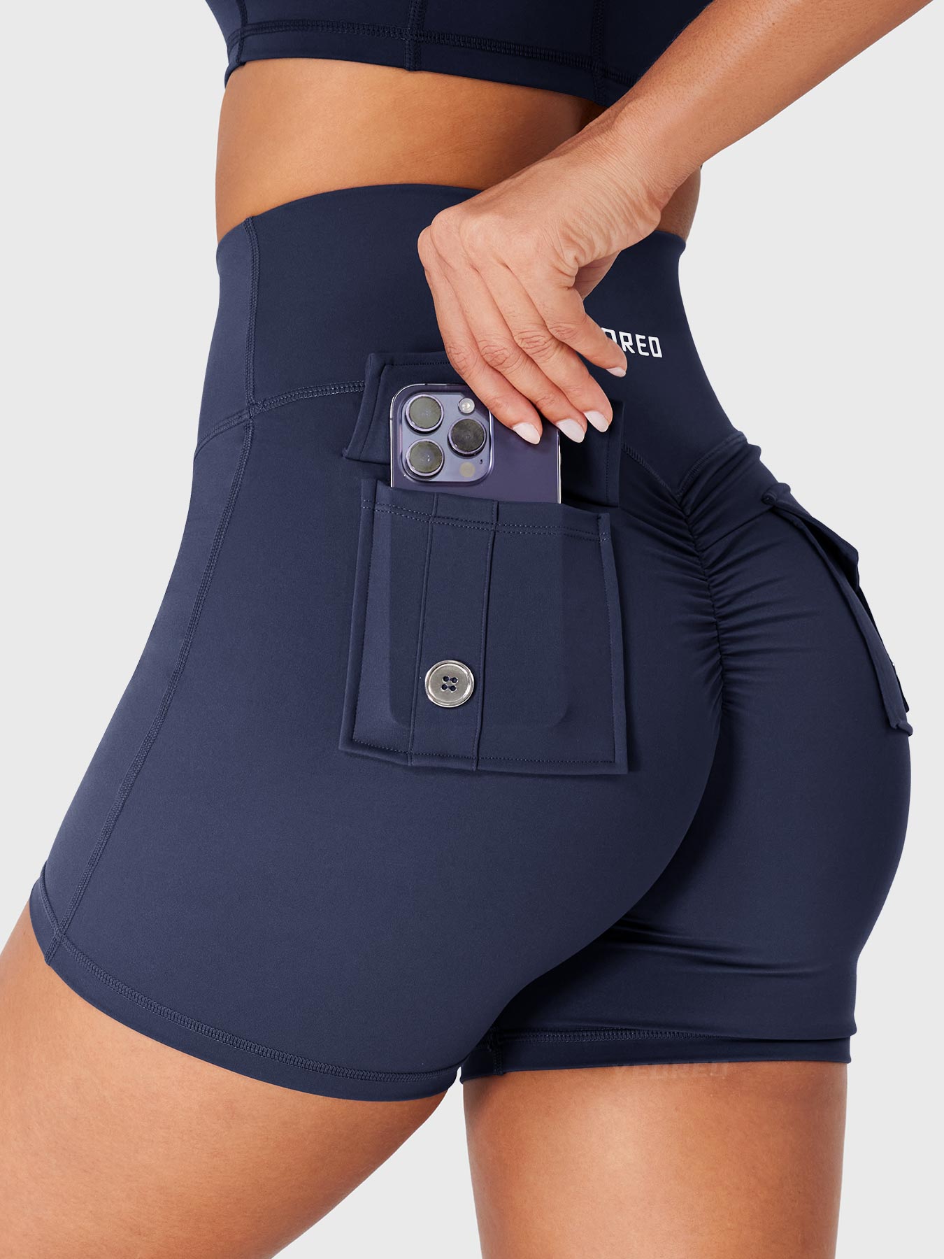 Yeoreo High Waist Charm 4.5" Shorts