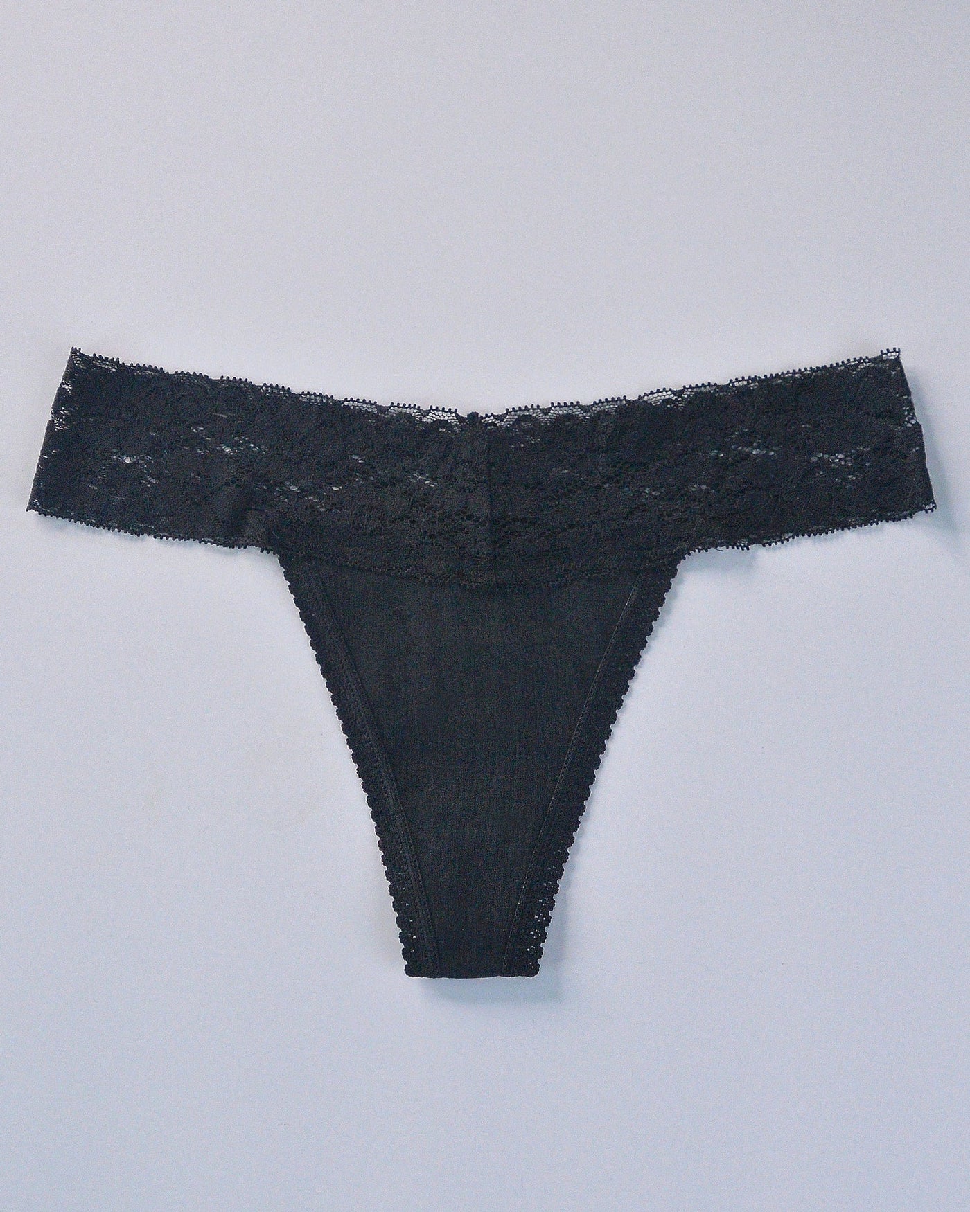 Low-Rise Thong Lace Briefs